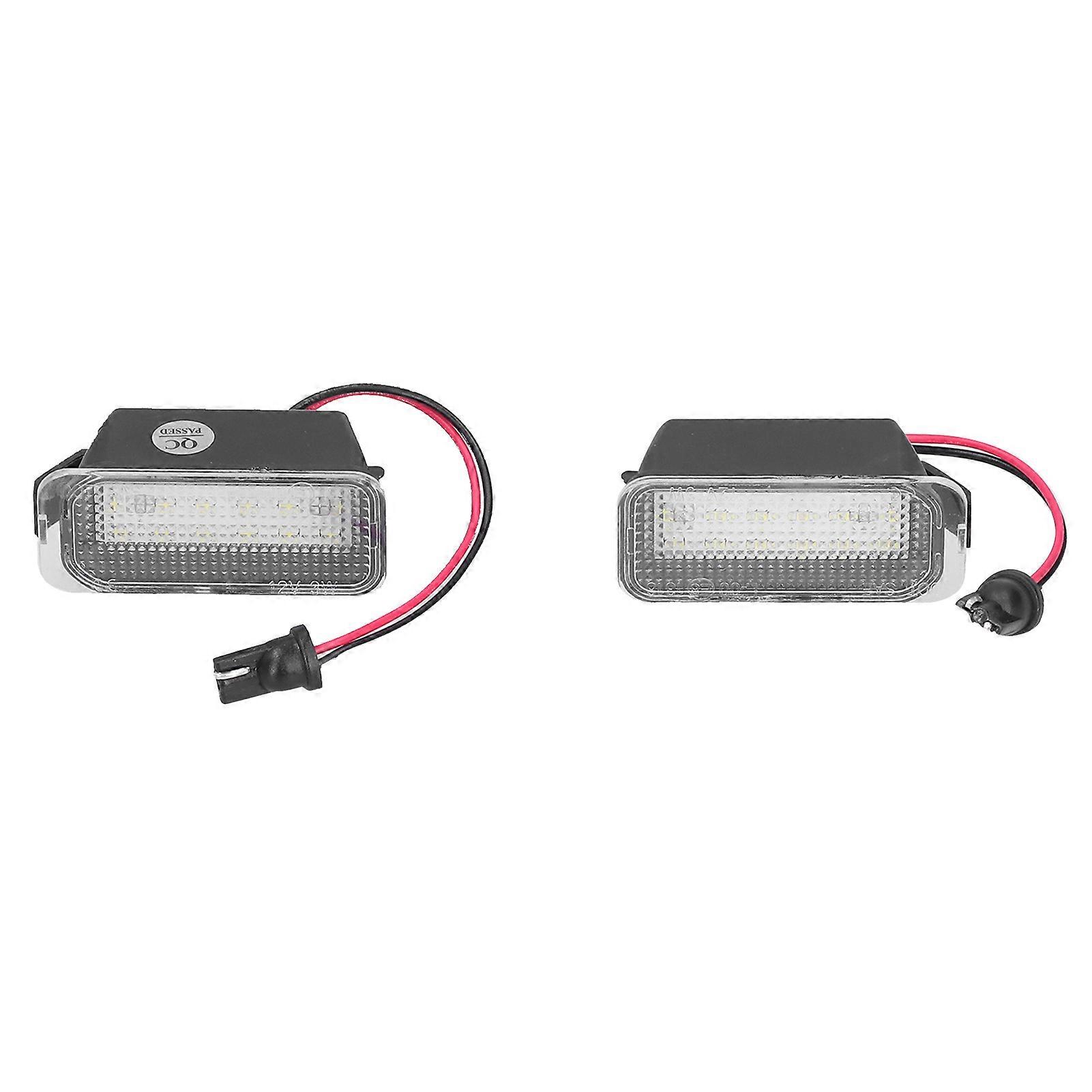 Paar Led-kennzeichenbeleuchtung 12v 3w, Kunststoff, Plug & Play, Passend Für Ford Focus Mk2 Da3 5d 2006-2010