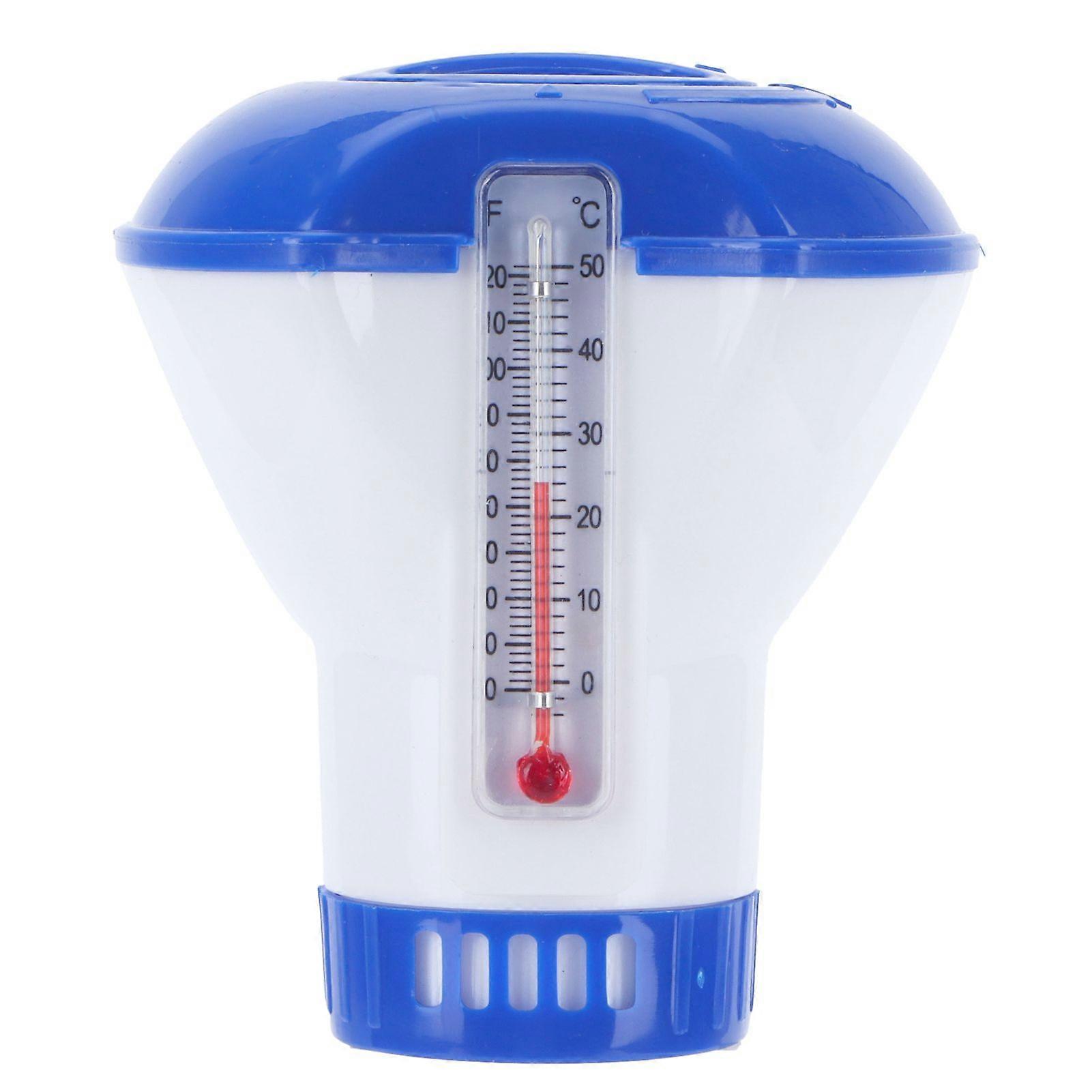 5-zoll-schwimmender Poolchemikalienspender Mit Thermometer, Schwimmender Chlorspender