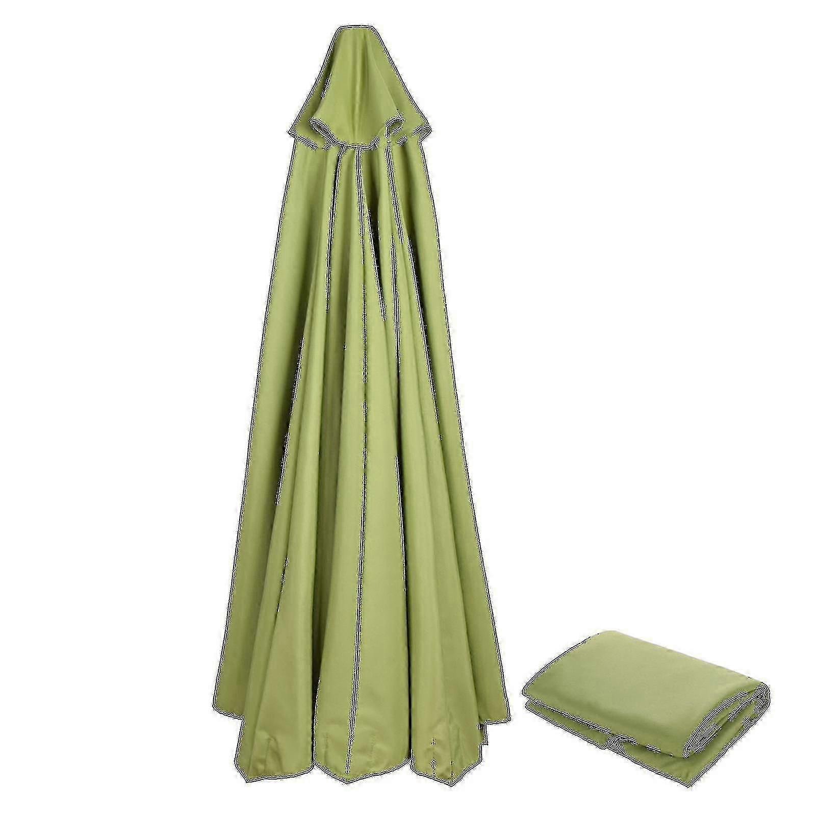 Bestseller Ersatz-gartenschirmbezug Aus Stoff Für 3 M 6/8-armige Terrassen-sonnenschirme 50% Rabatt (achatgrün 300 Cm 6k)