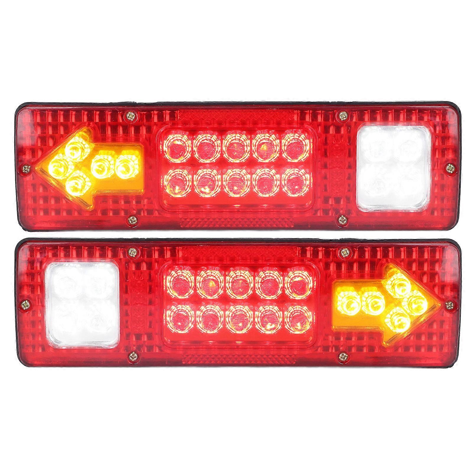 2 Stück Led-rückleuchten 12v, Hohe Helligkeit, Universelle Blinker Für Anhänger, Lkws, Wohnwagen, Boote, Wohnmobile