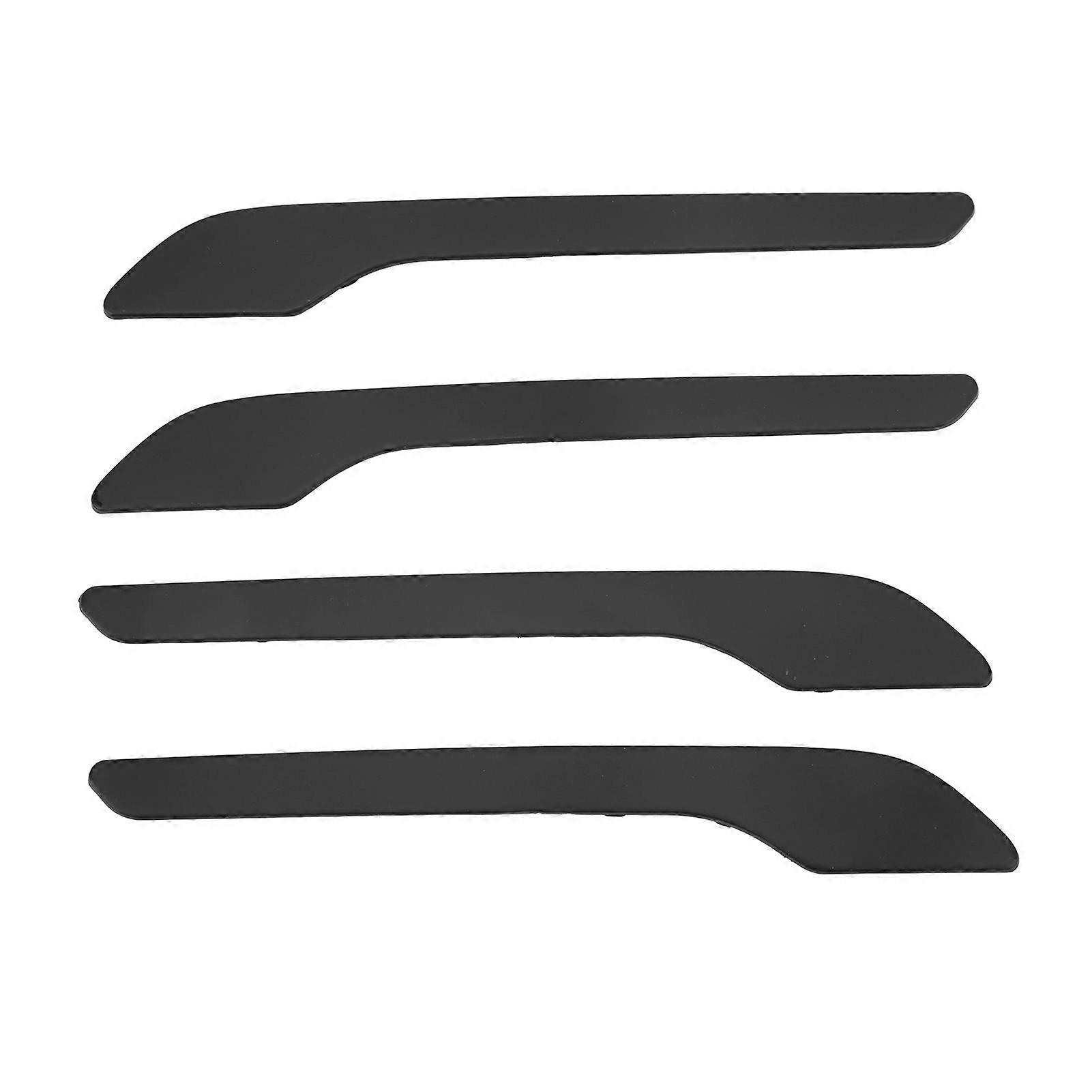 4-teiliges Set Türgriff-schutzfolien Aus Abs-kunststoff, Dekorativer Schutzaufkleber, Ersatz Für Tesla Model 3 (2017–2020), Mattschwarz
