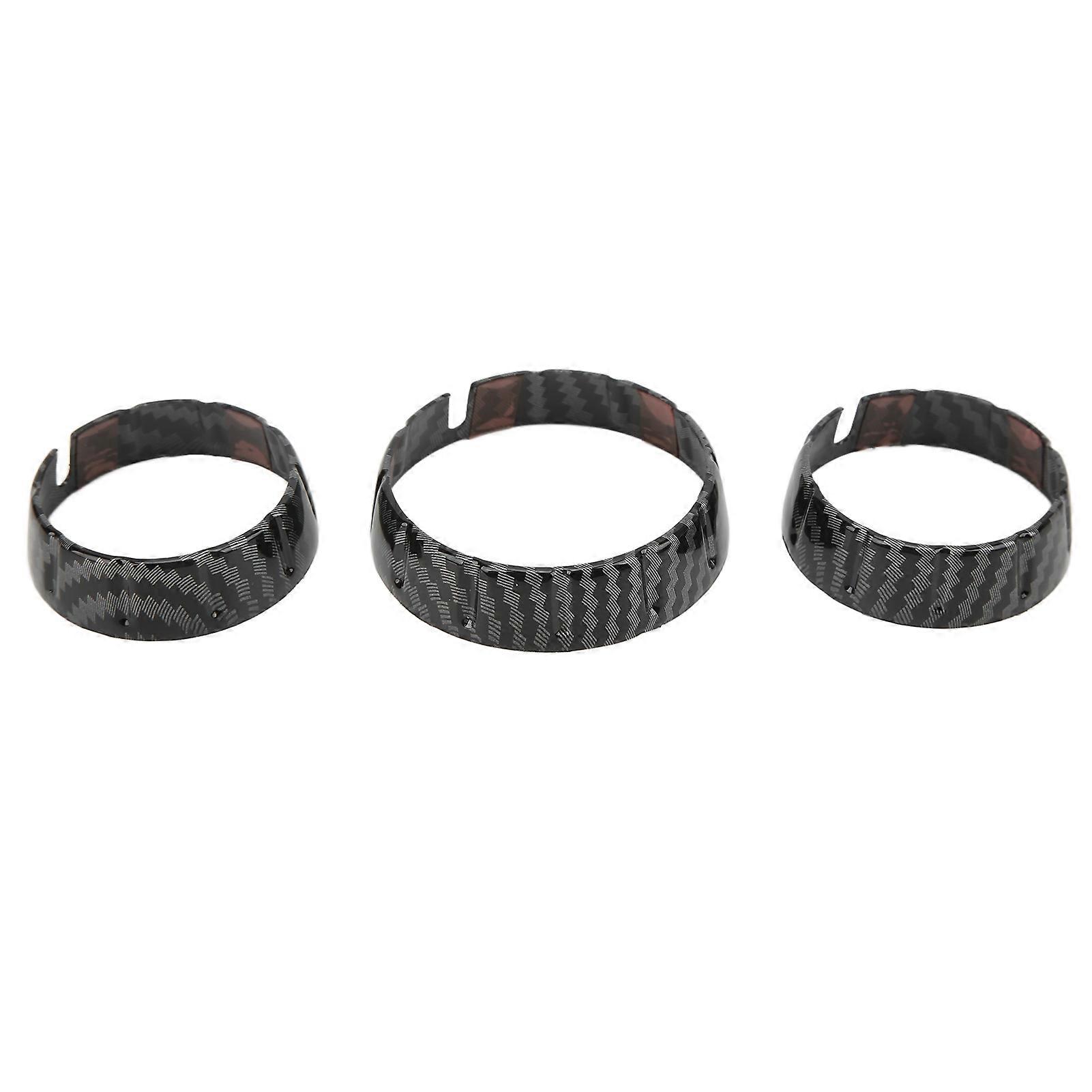 3-teiliges Set Abdeckungen Für Klimaanlagenschalter In Carbonfaser-optik Als Ersatz Für F55, F56 Und F57 (2014–2021)