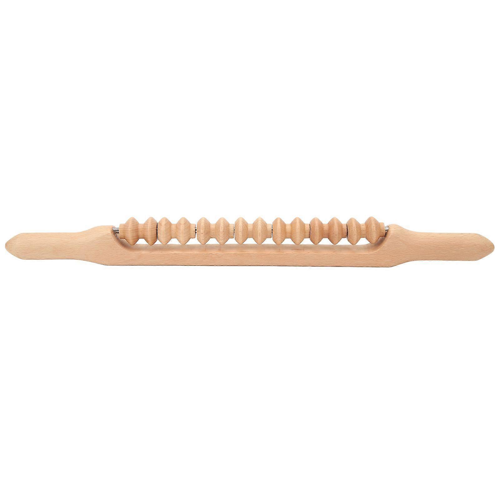 Massagestab Aus Buchenholz Zur Förderung Der Durchblutung Und Muskelentspannung. Ergonomisches Lymphdrainage-werkzeug. Ymmr