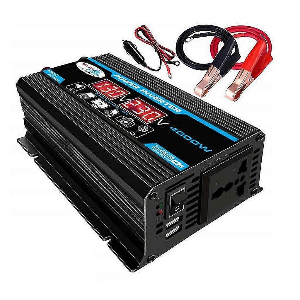Automatisches Ladegerät, Modifizierter Sinus-wechselrichter 4000w Dc 12v Auf Ac 220/110v Wechselrichter