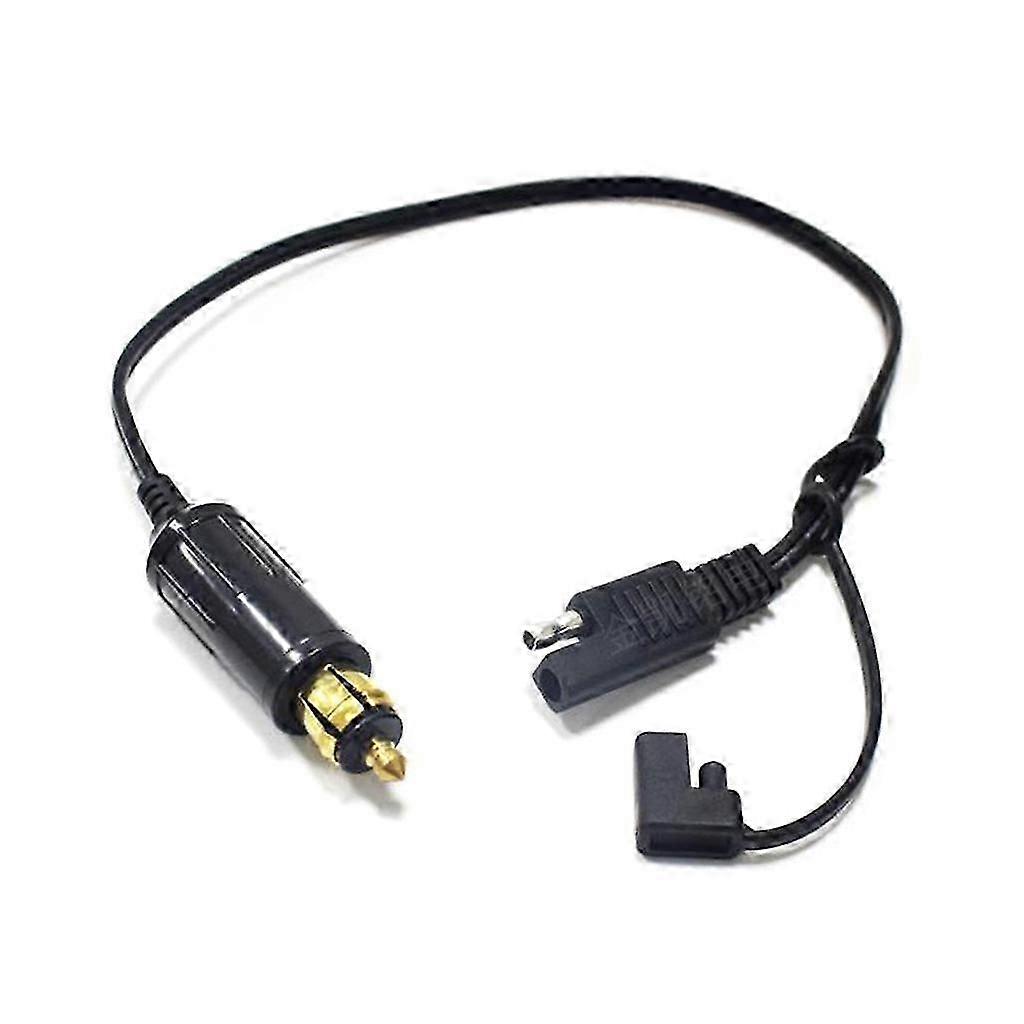 Motorrad Din Hella Powerlet Stecker Auf Sae Adapterkabel Verlängerungskabel 35 Cm
