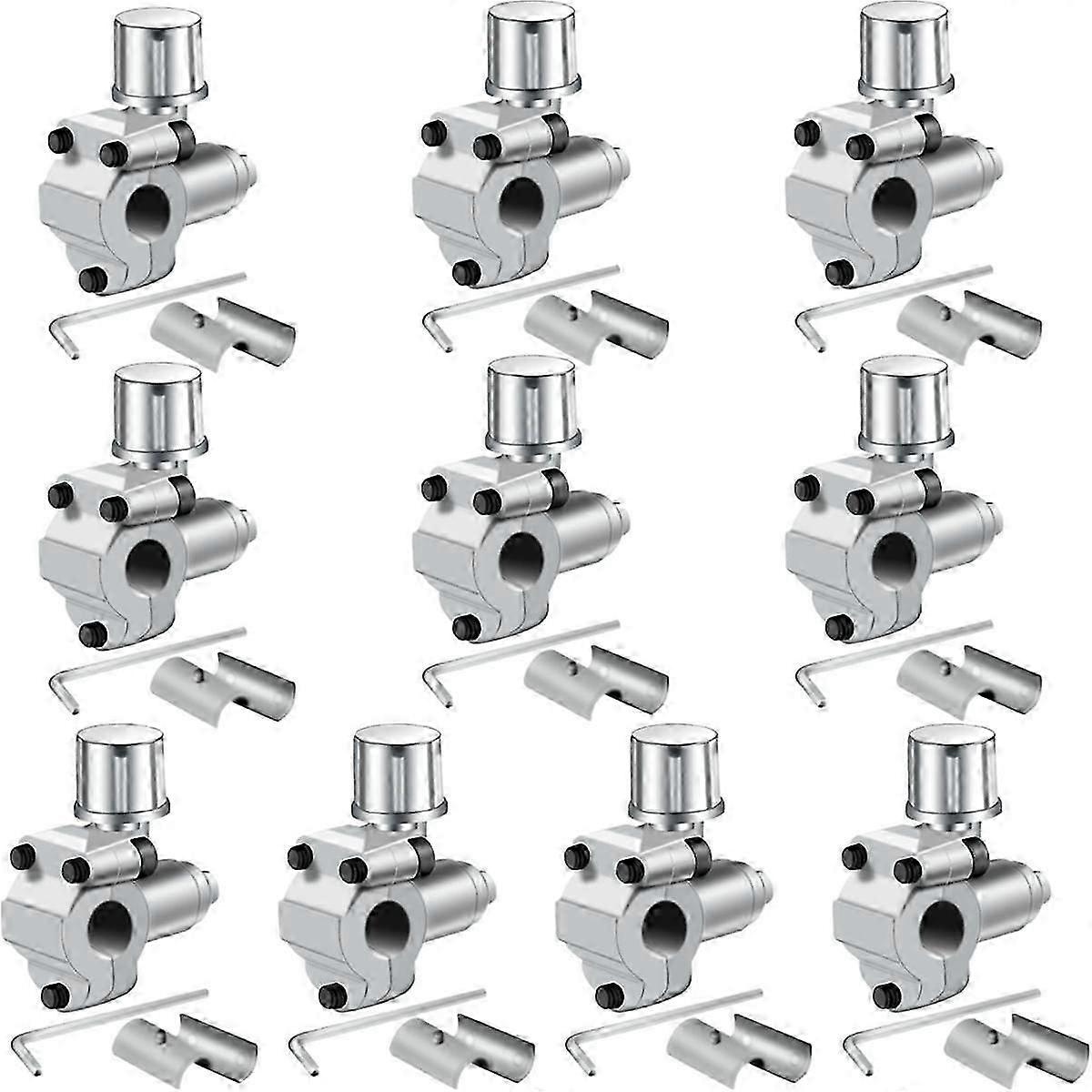 10er-pack Bpv-31 Anstechventil-leitungsanschluss-sets, Einstellbar Für Klimaanlagen (hlk), 1/4 Zoll, 5/16 Zoll