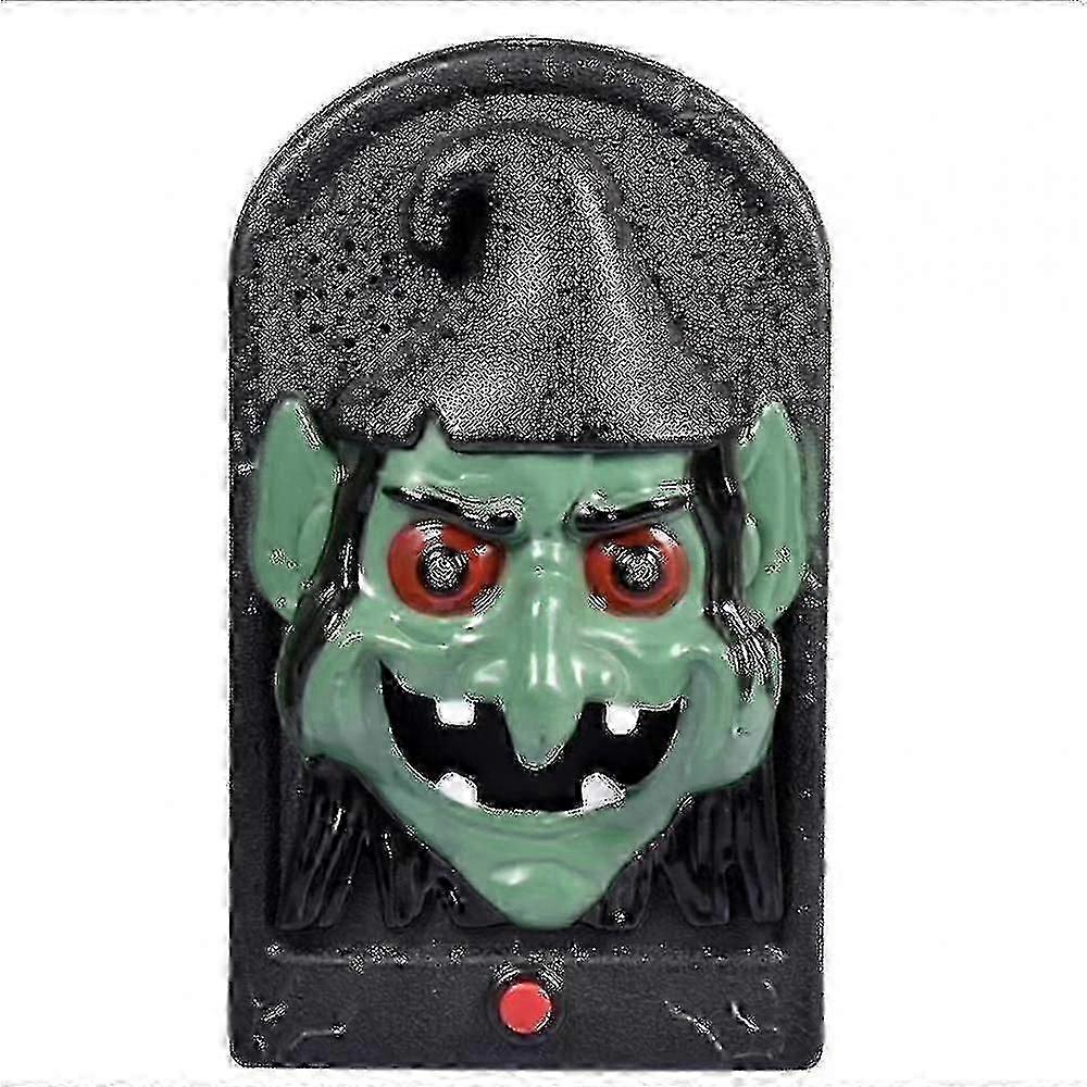 Halloween-türklingel-dekoration, Leuchtende Türklingel, Horror-spielzeug, Haushaltstür-hänge-skelett