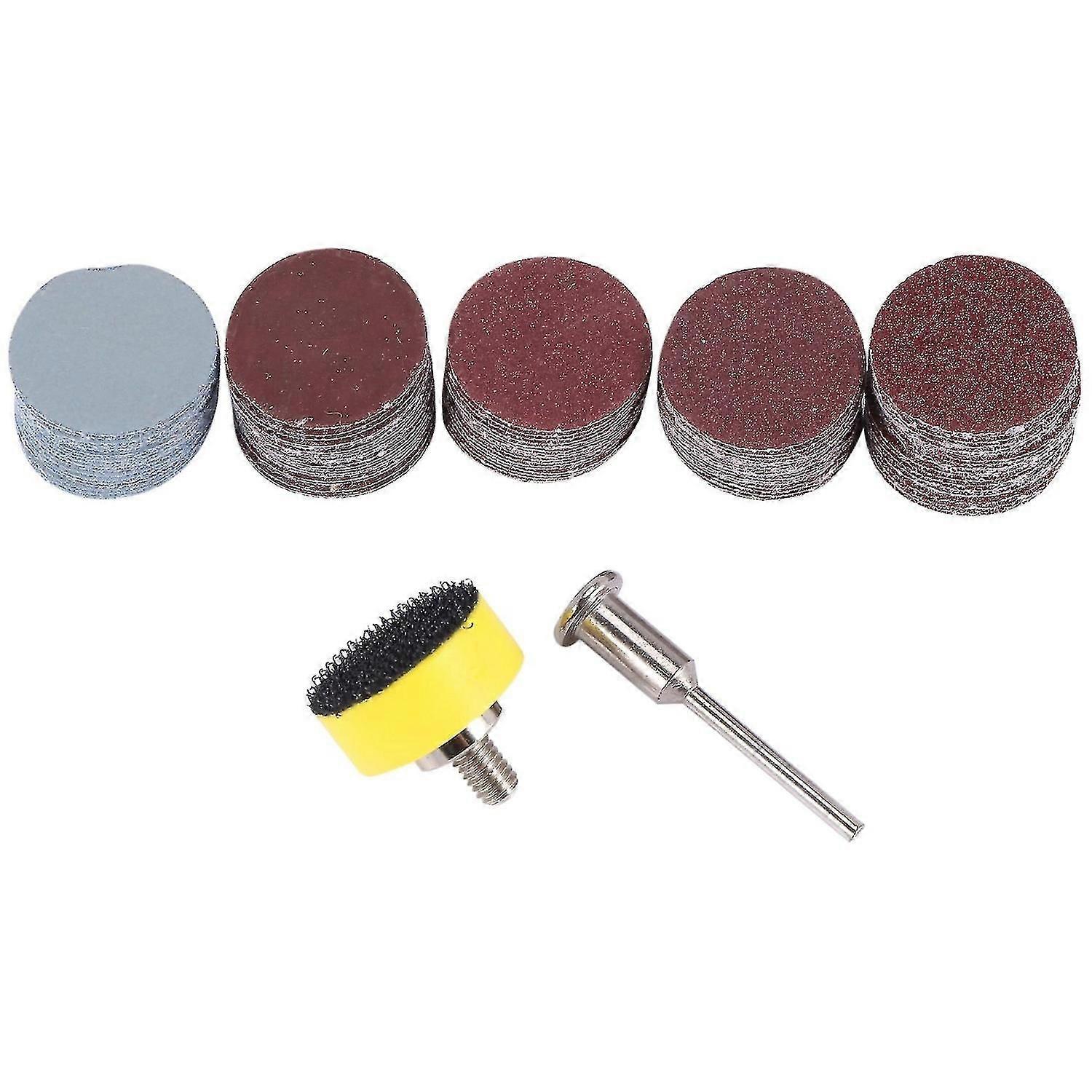 100 Stück 25 Mm (1 Zoll) Schleifscheiben, Körnung 100-3000, Mit 1-zoll-schleifpad