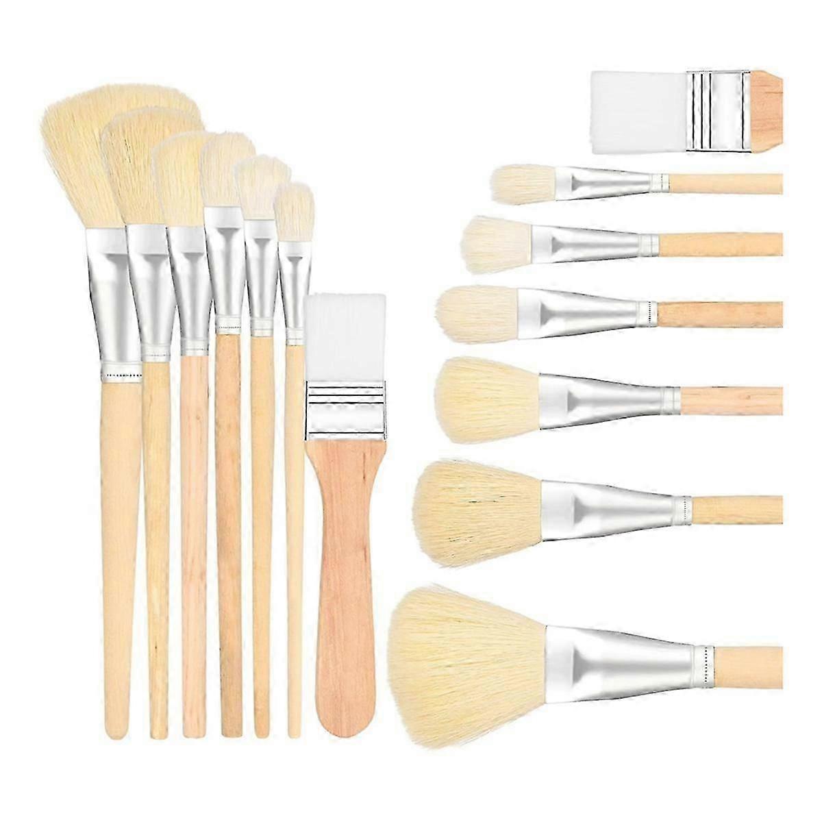 Mop-pinsel Für Acrylmalerei, Vielseitiger Mischpinsel, Pinsel Für Acrylmalerei, Ziegenhaar