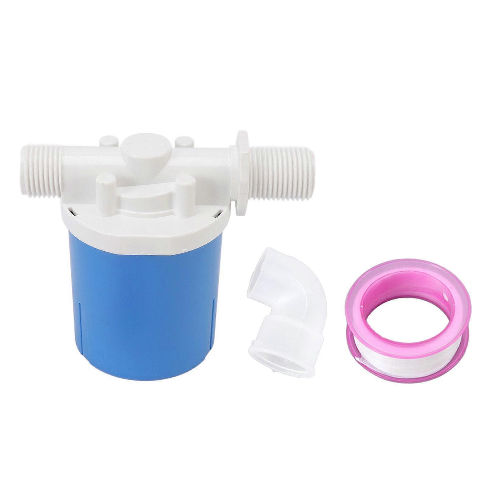 Automatisches Schwimmerventil Aus Kunststoff, Kompakt, Auslaufsicher, Innenliegendes Wasserstandsregelventil Für Wassertanks G1/2, Seitlicher Einbau