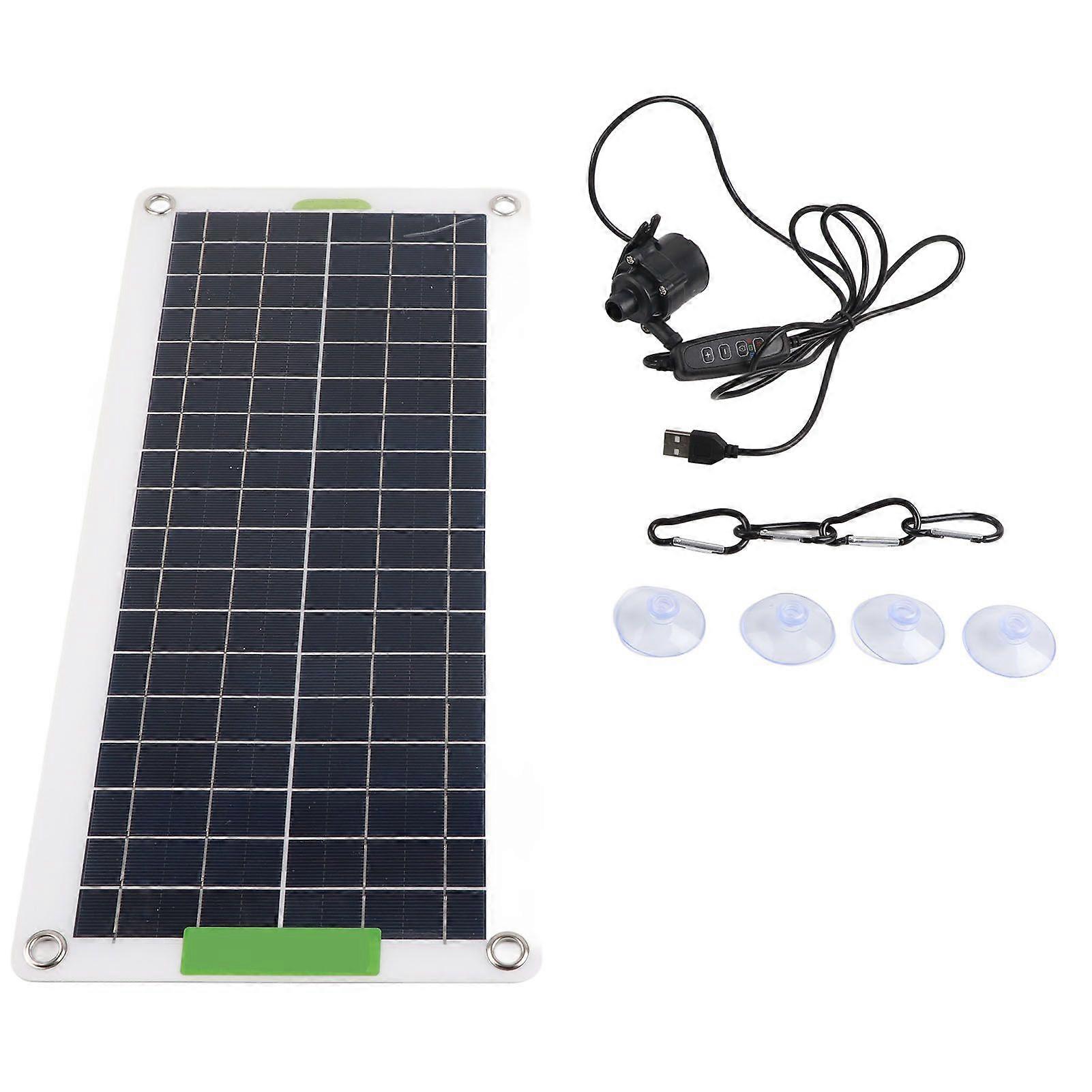 Solar-wasserpumpen-set: Einstellbare, Effiziente Springbrunnenpumpe Mit 30-w-solarpanel Für Aquarien Und Kleine Teiche
