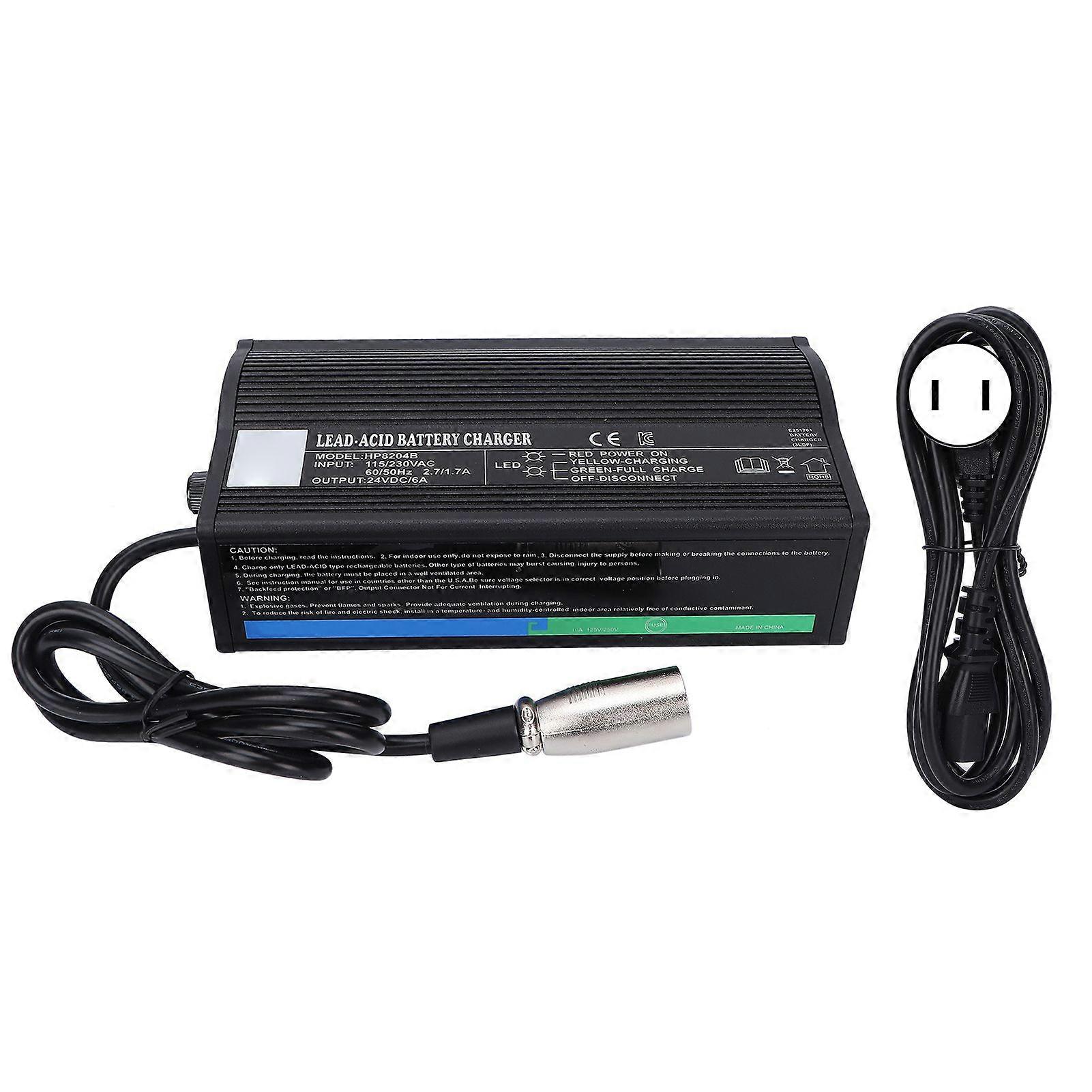 Akkuladegerät Für Elektromobile, Rollstuhl, Rollstuhlzubehör, 115/230 V Einstellbare Spannung, Us-stecker, Ymmr