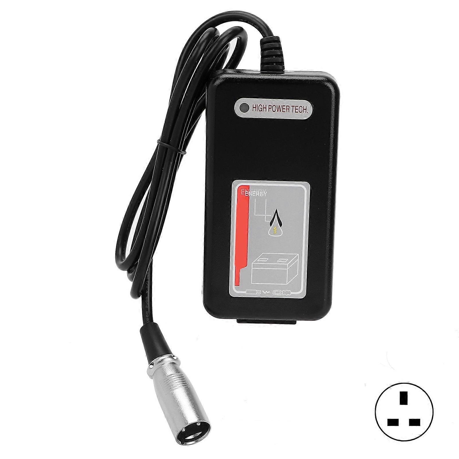 24v 2a Akkuladegerät Für Elektromobile, Rollstuhl, Ersatzteil, Rollstuhlzubehör, 110–240v, Uk-stecker, Ymmr