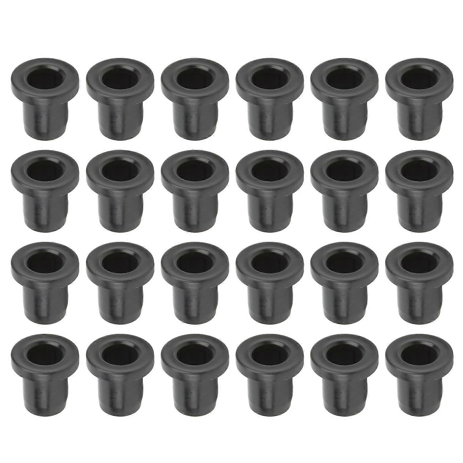 24 Stück Kurze A-arm-buchsen, Schwarz, Abs, 5439270, Ersatz Für Polaris Ranger 400, 425, 500, 700, 800, 900