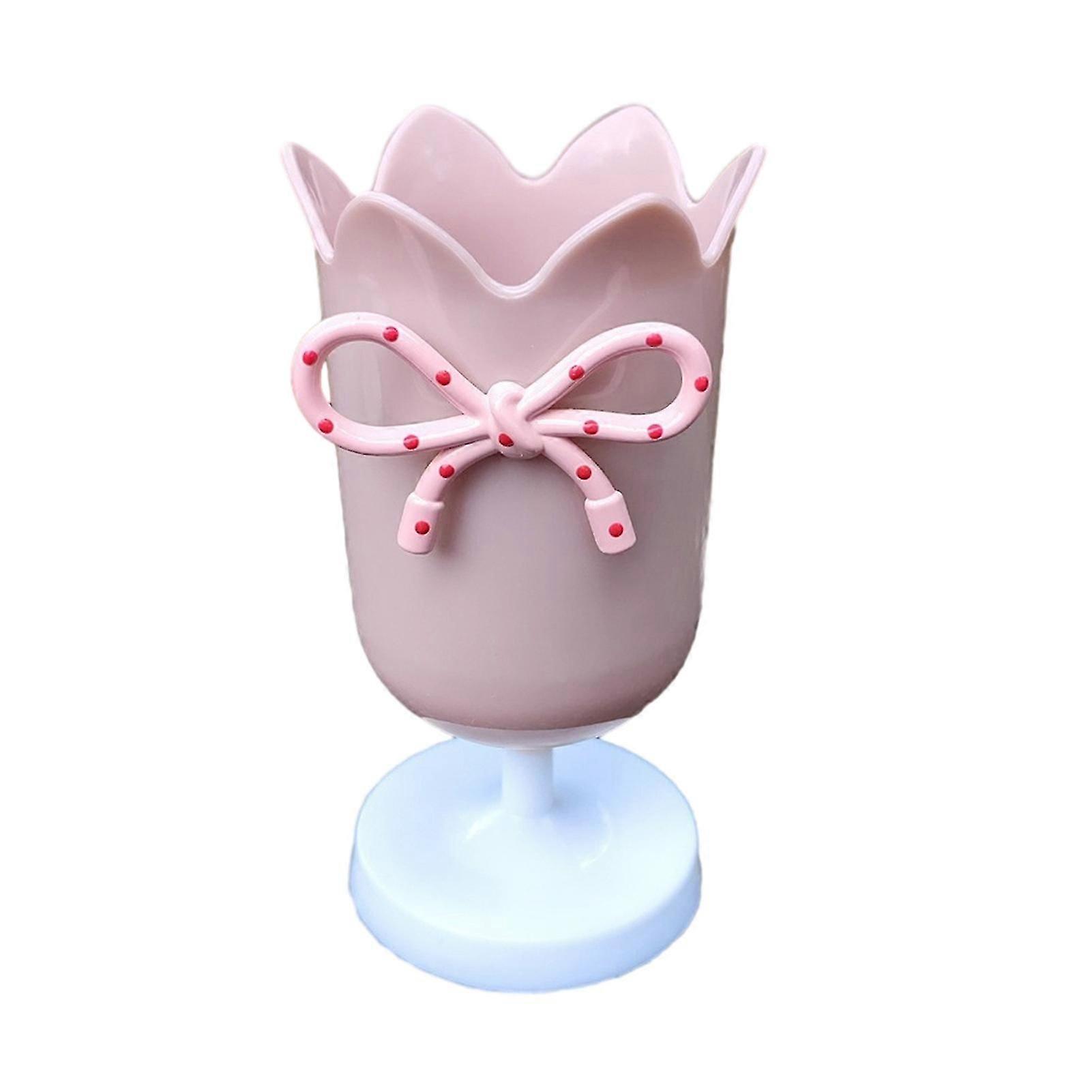 Schreibtisch-organizer Für Schüler – Tulpenförmiges Design & Robust – Für Schulbedarf (pink B)
