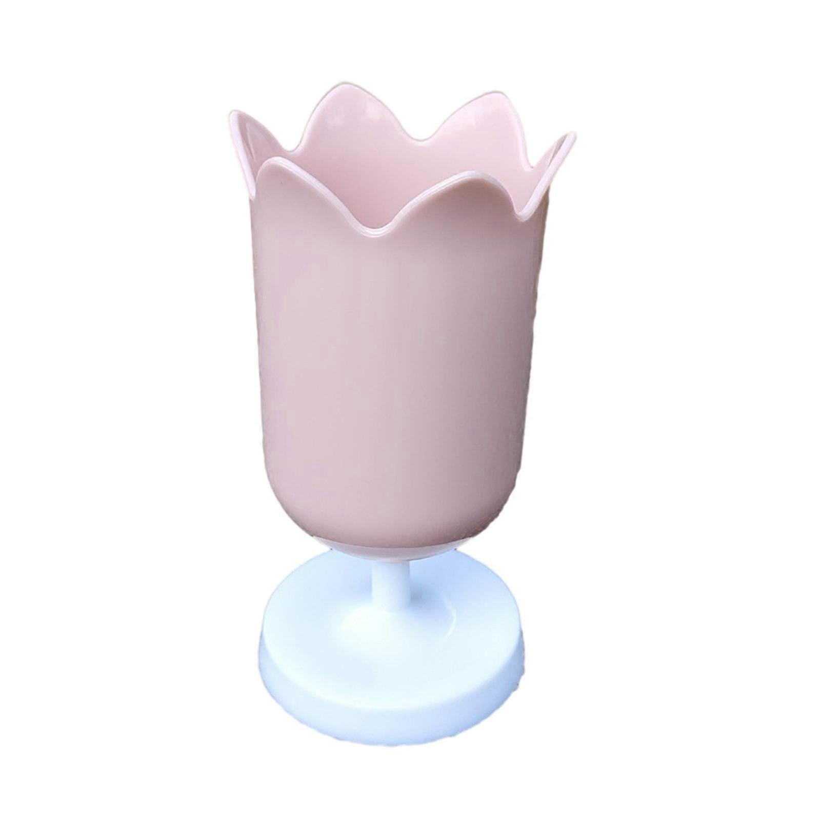Schreibtisch-organizer Für Schüler – Tulpenförmiges Design & Robust – Für Schulbedarf (pink A)