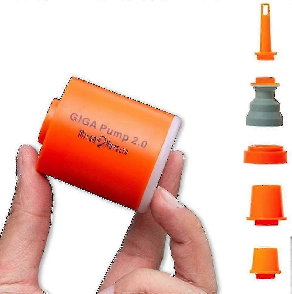 2 Tragbare 3-in-1 Mini-elektro-luftpumpe Mit Usb-ladefunktion Für Outdoor-aktivitäten Wie Luftmatratzen, Boote Und Campinglaternen