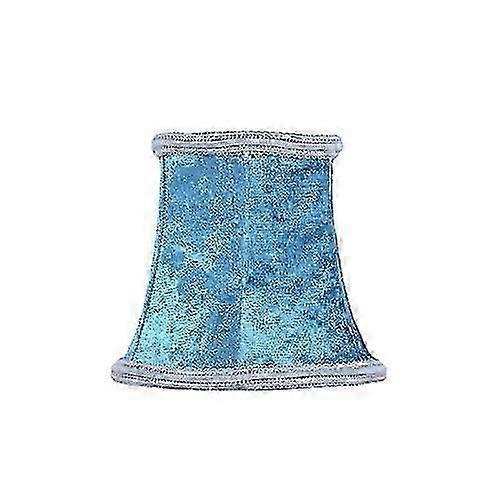 Lampenschirmstoff, Lampenschirmüberzüge, Lampenschirmzubehör, Heimdekoration, Passend Für Wandlampen (blau)