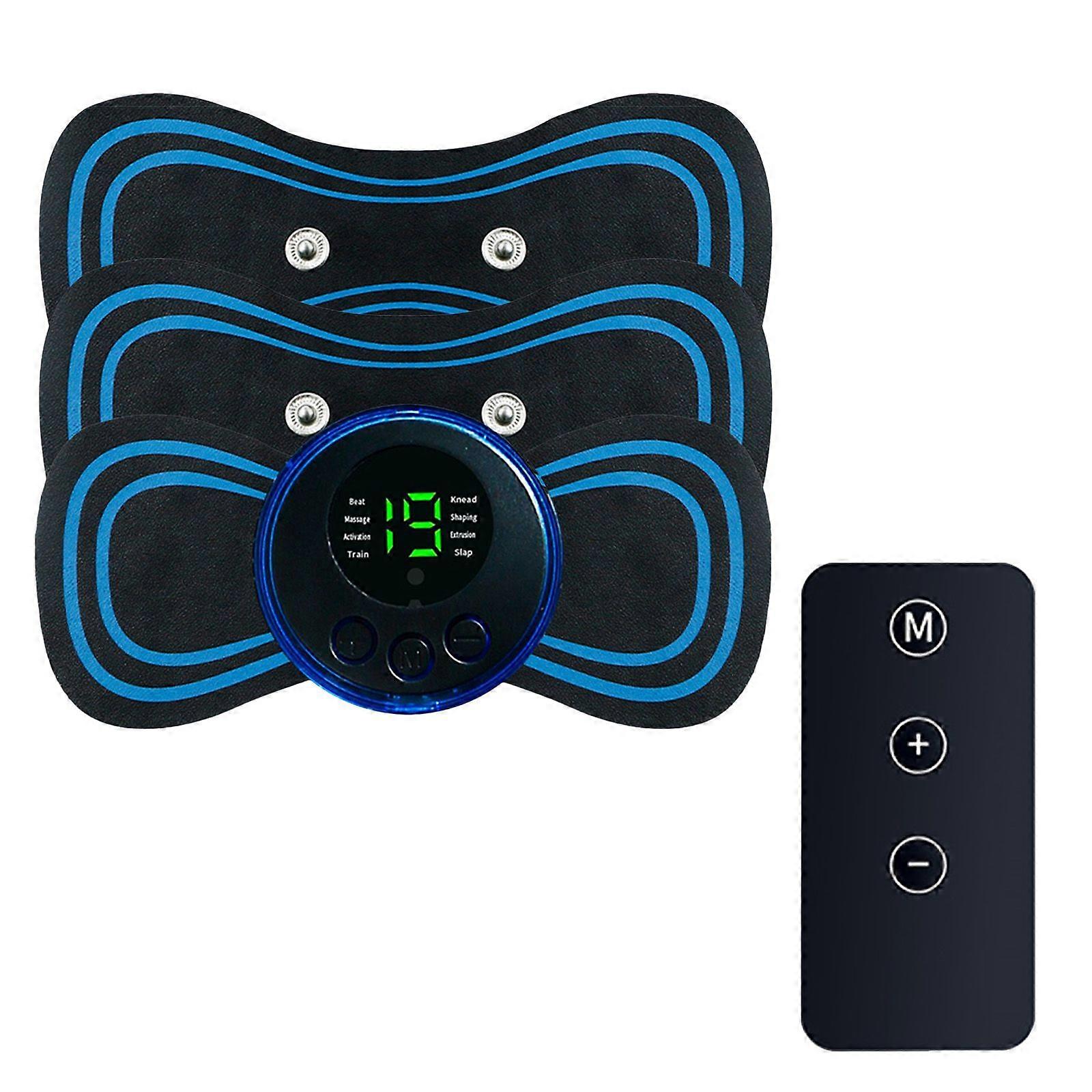 Mini-massagegerät Mit 10 Intensitätsstufen Und 5 Modi, Wiederaufladbar, Niederfrequente Tens-technologie, Nackenmassagepads Ymmr