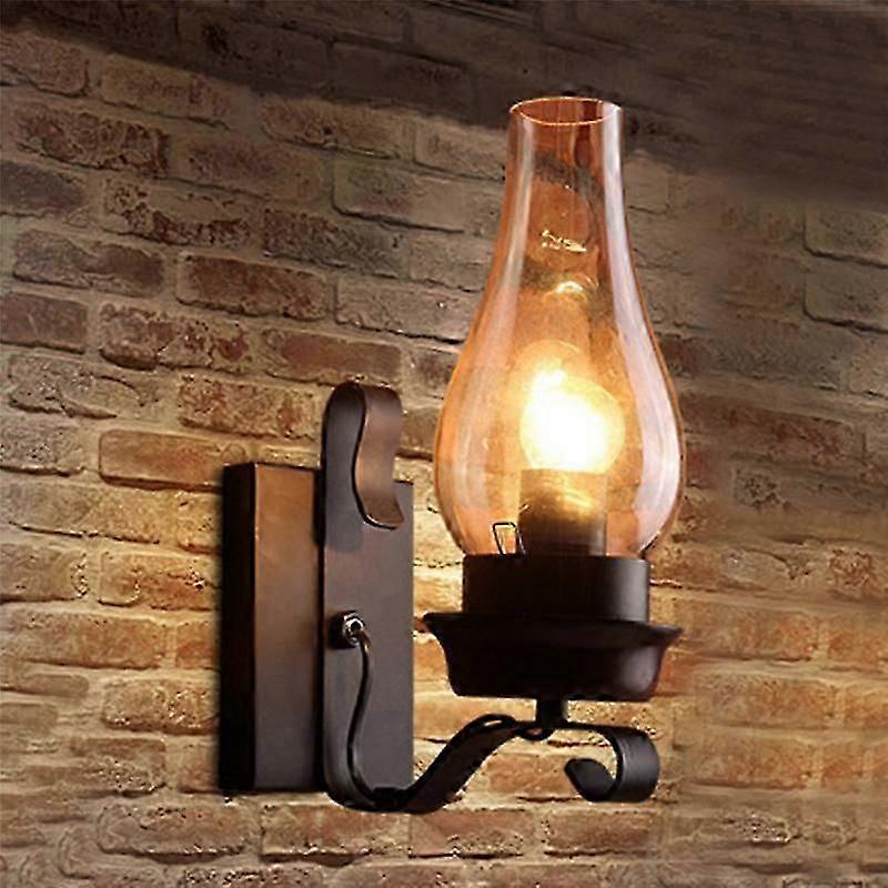 Vintage-industrie-retro-wandleuchte Im Rustikalen Stil Mit Seilzug Für Den Innenbereich, Geeignet Für Schlafzimmer, Balkon, Flur Und Gangbeleuchtung.