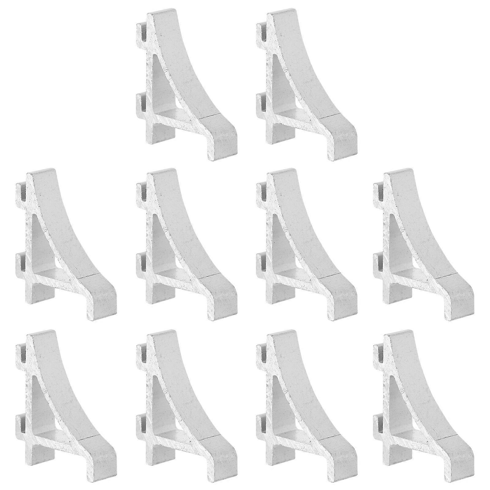 10 Stück Gefrierschrankregal-clips, Kühlschrank-stützhaken, Kühlregal-stütze