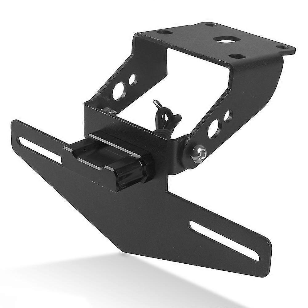 Motorrad-kennzeichenhalterung Hinten Mit Led-beleuchtung Für Ktm Duke 125 250 390 Duke125 Duke250 Duke390 2017-2020 2021 2022 2023 (schwarz)