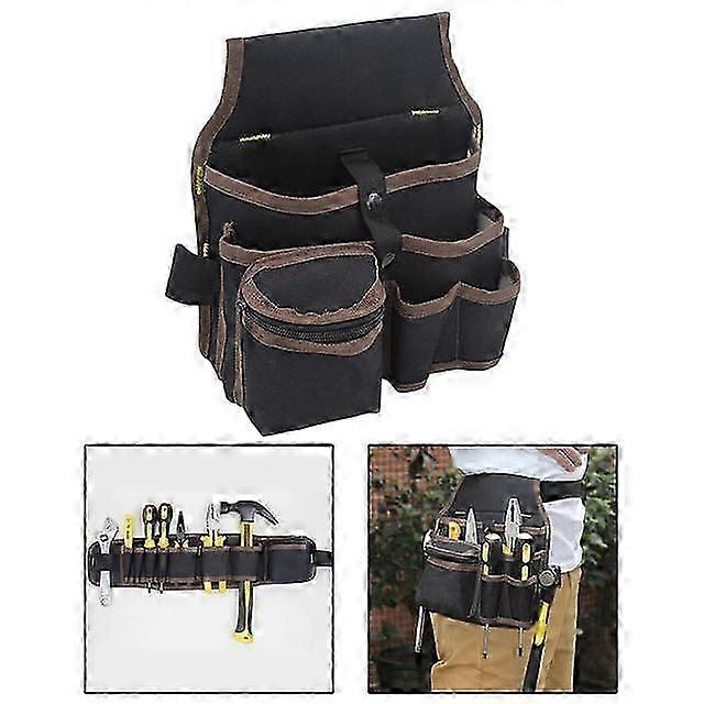 Werkzeugtasche Gürteltasche Hüfttasche Fassungsvermögen Werkzeugtasche Hüfttaschen Elektriker Werkzeugtasche Organizer Tragetasche Werkzeugtasche Aufbewahrungshalter (kaffee)