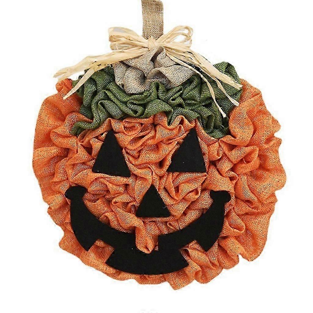 Kürbiskranz Für Die Haustür, Halloween-dekoration Für Drinnen Und Draußen, Garten