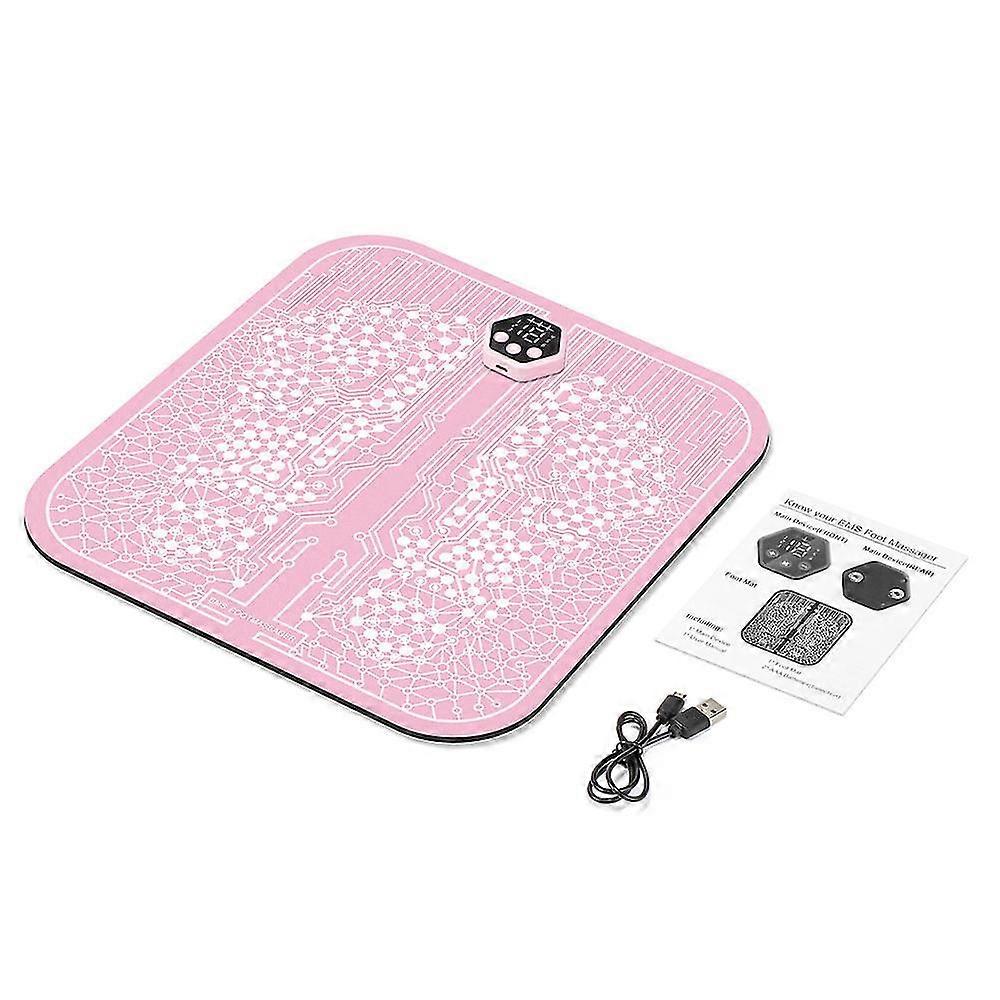 Ryoku Ems Matte Zur Schmerzlinderung Und Entspannung Der Füße Durch Akupunkturpunktmassage (rosa Verpackung, Ohne Fernbedienung)