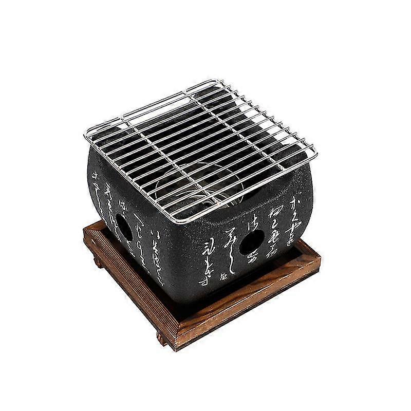 Japanischer Bbq-grill, Holzkohlegrill, Grillpfanne Aus Aluminiumlegierung Für Drinnen Und Draußen
