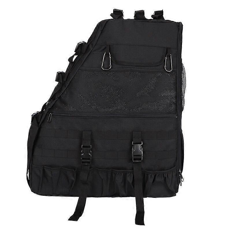 Mehrteilige Stautasche Für Überrollbügel Am Jeep Wrangler Jk Rubicon (2007–2019), 4-türer, Kofferraum-organizer & Gepäcktasche, Satteltasche