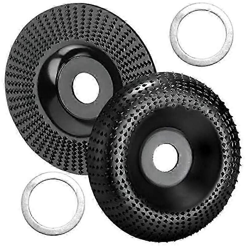 2er-pack Holzschleifscheiben Für Winkelschleifer, 125 Mm, Für Holzschnitzereien, Holzfräser, Milli
