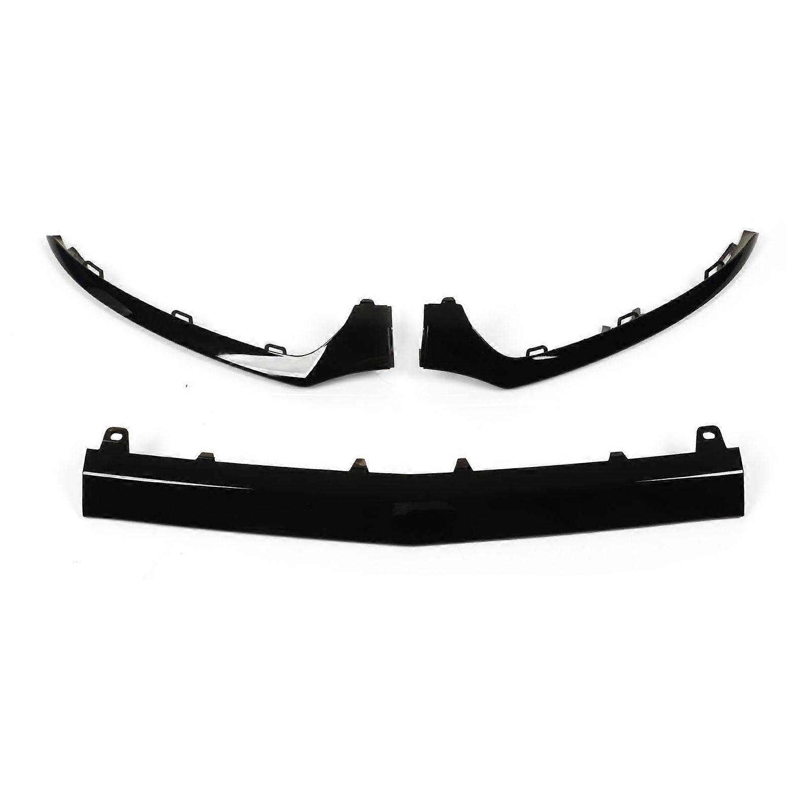 3-teiliges Set Glänzend Schwarzer Zierleisten Für Die Untere Frontstoßstange Als Ersatz Für Mercedes-benz C-klasse W205 C205 A205