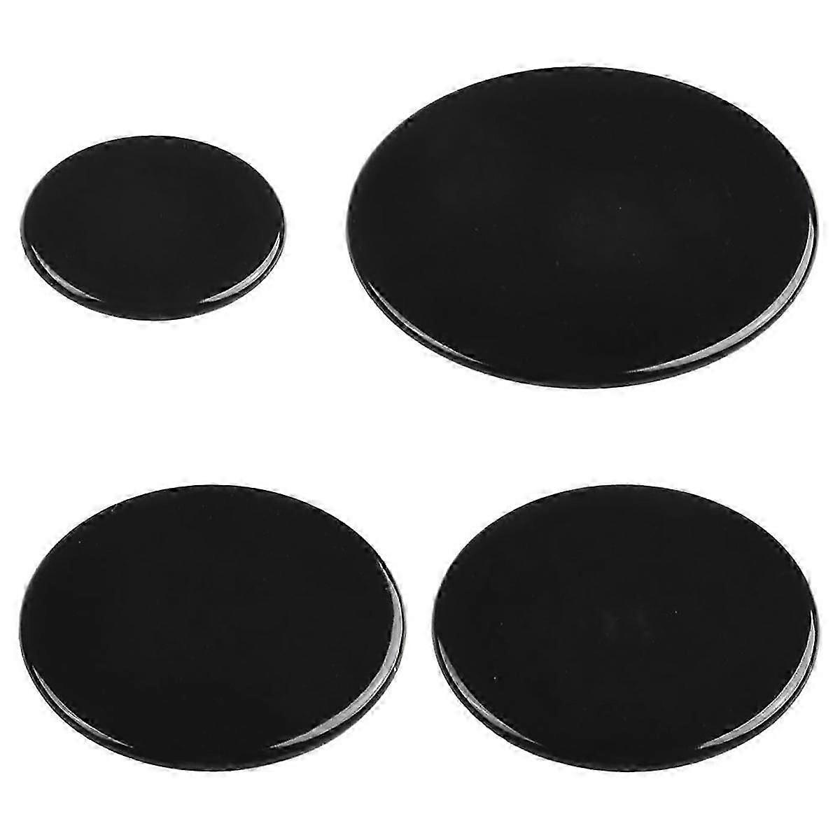 4 Stück Gasbrennerkappen Für Kochfelder, 55 Mm, 75 Mm, 100 Mm, Für Backofen-gaskochfelder, Flache Flammenkappen, Küchenzubehör