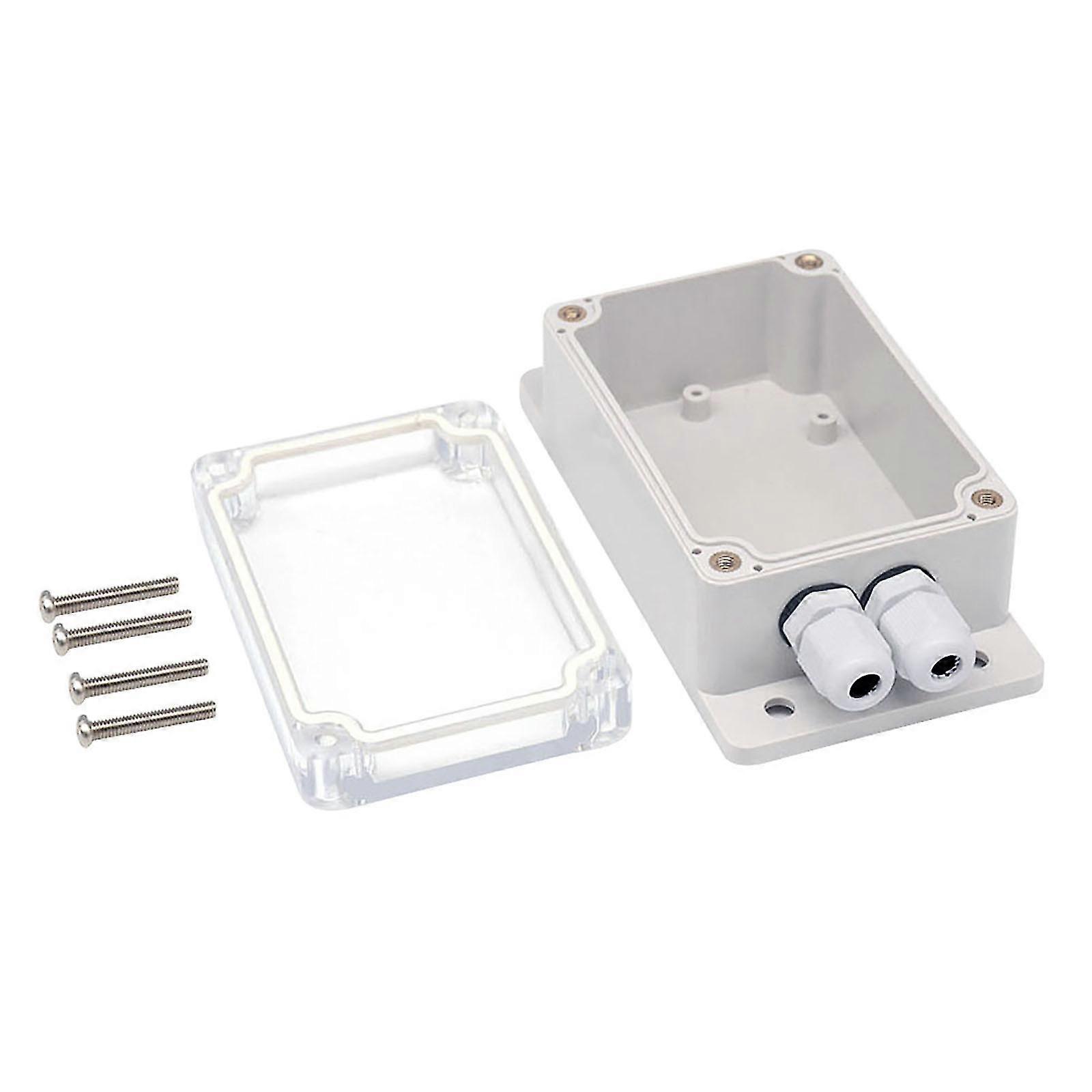 Schwarze, Wasserdichte Ip66-anschlussdose Aus Kunststoff Mit Kabelverschraubung, Wasserabweisendem Gehäuse, Kompatibel Mit Sonoff Basic/rf/dual/pow Für Weihnachtsbaumbeleuchtung