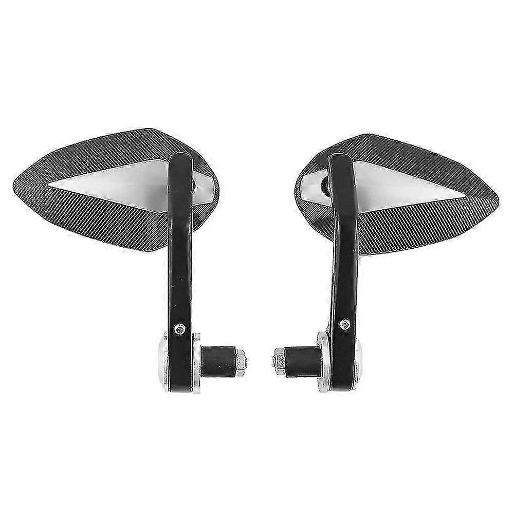 Motorrad-lenkerspiegel, Seiten-lenkerendenspiegel Für Yamaha R6 R1 Mt 09 Tmax Xmax Wr 125 250 690 Für Duke 125 200 390 (weiß)
