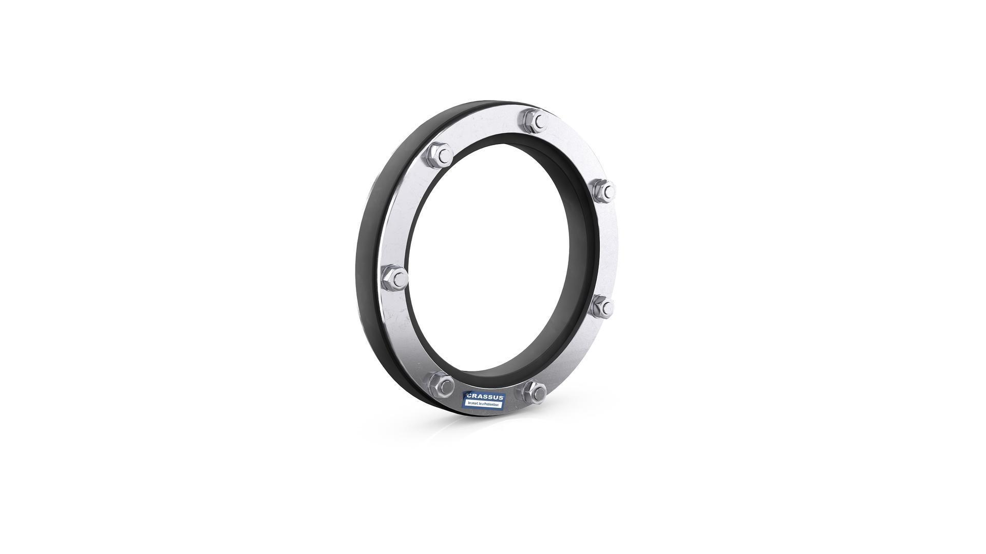 Cr Pressdg. Typ Ed, Dn 200, Ad 133-135mm Bis 1 Bar, Dichtung: 20mm, Epdm / V2a