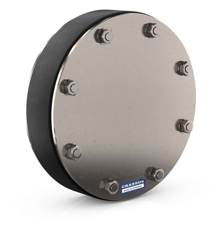 Cr Pressd. Typ Ed, Blindstopfen Dn 300mm Bis 1 Bar, Dichtung: 20mm, Epdm / V4a