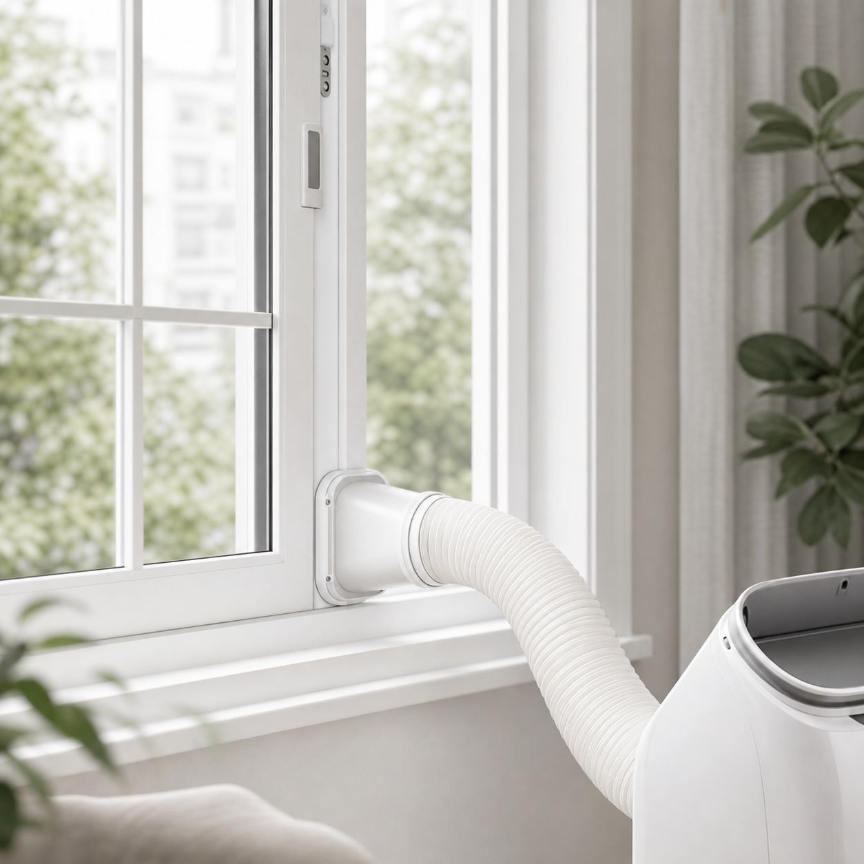 Dichtungsset Für Tragbare Klimaanlagen – 15 Cm Schlauch – Verstellbare Länge Bis 110 Cm – Robustes Abs-material Für Effiziente Belüftung