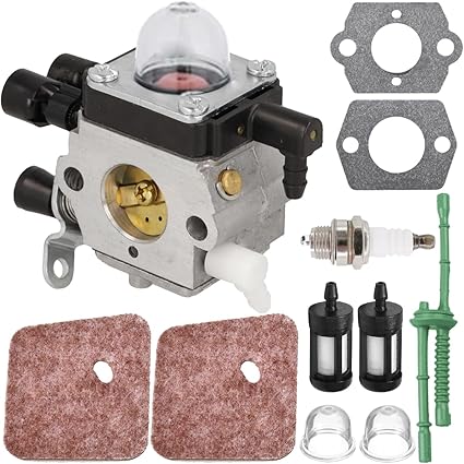 Vergaser Fs38 Für Débroussailleuse Fs55r Fs45 Fs46 Fs55c 2-mix Ersetzen Sie C1q-s282 4140 120 0623 – Komplettes Kit Mit Verbindungen Und Filtern