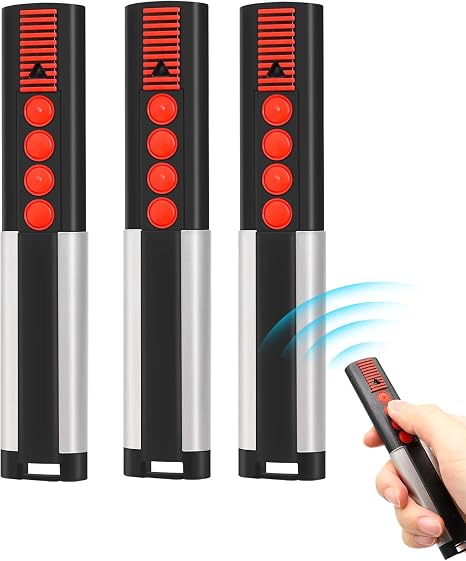 Fernbedienung Garage 868 Mhz 4 Kanäle Edelstahl Kompatibel Tx03-868-4 Tx03-868-2 4020v000 4026v000 Mit Pfählen Inklusive