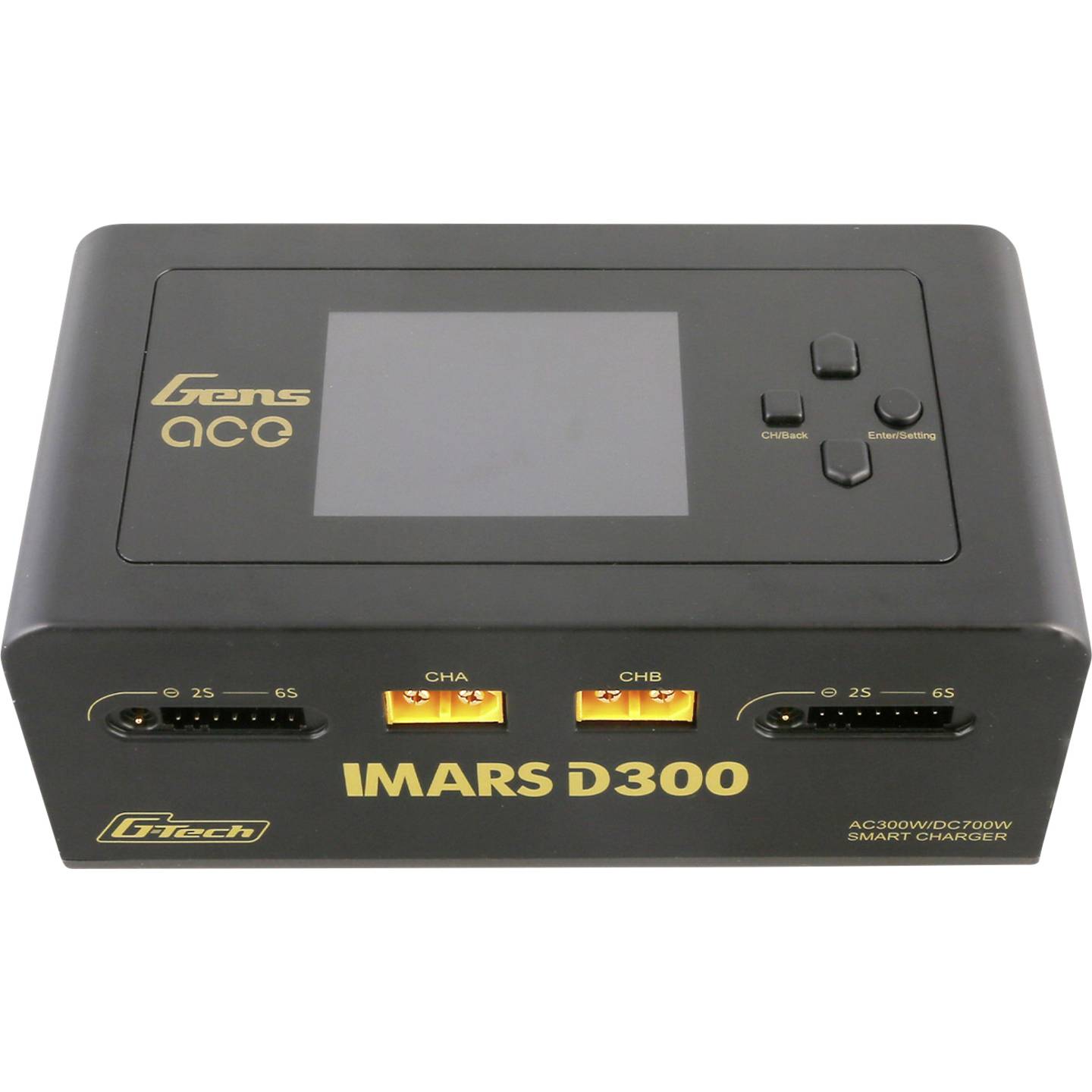 [neuwertig] B-ware Gens Ace Modellbau-ladegerät D300 16a Lipo Liion Nimh Doppelter Ladeausgang 350w