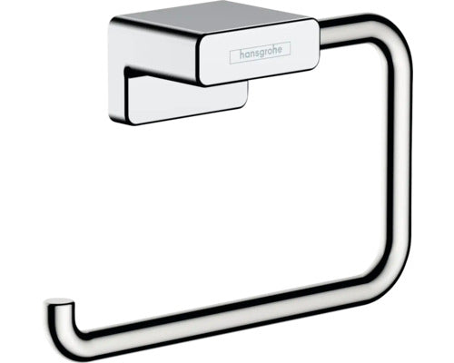 [neuwertig] B-ware Hansgrohe Papierrollenhalter Toilettenpapierhalter Addstoris Chrom 141x77mm