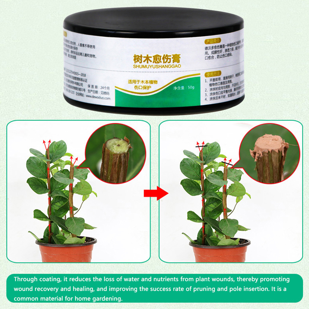 50 G Pflanzenheilmittel, Wundverschlussmittel Für Bonsai, Baumschnittpaste
