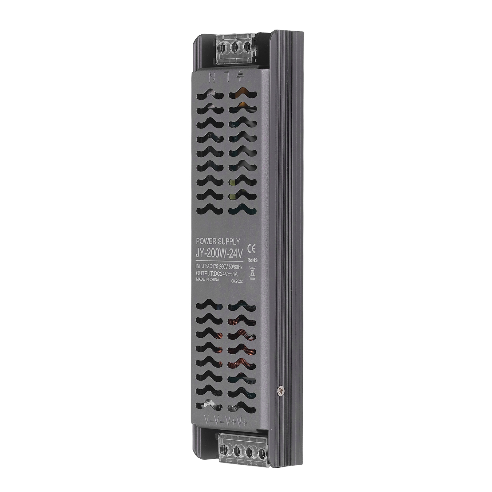 Led-treiber 200w Ac 175‐260v Auf 24v Dc Niederspannungsausgang Led-treiber-netzteil Mit Kühlöffnung Led-transformator