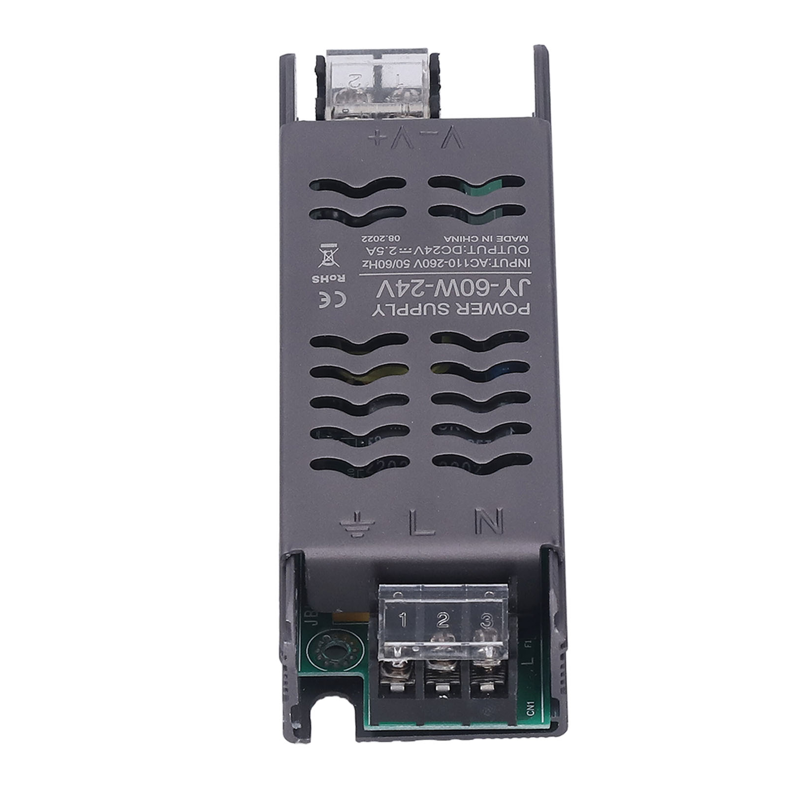 24-v-netzteil 60 W Dc 24 V Ip20 Ac 110 Bis 260 V Auf 24 V, Hohlgehäuse Aus Kupfer-aluminium-legierung, Led-transformator