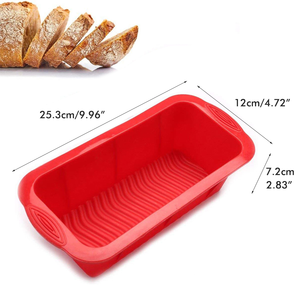 Rechteckige Silikon-brotbackform, Toastplatte, Küchenbackform
