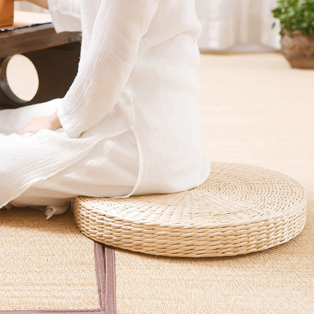 Stuhlsitzmatte, Graskissen, Bodenmatte, Yoga- Und Zen-kissen, Handgefertigt Aus Stroh, Für Garten, Esszimmer, Wohnzimmer, Heimdekoration