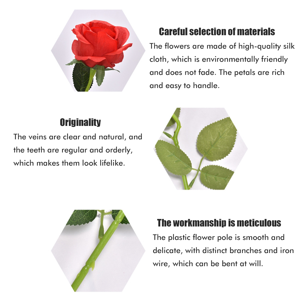 Künstliche Rosen Aus Seide, Ideal Für Die Dekoration Von Zuhause Und Hotel