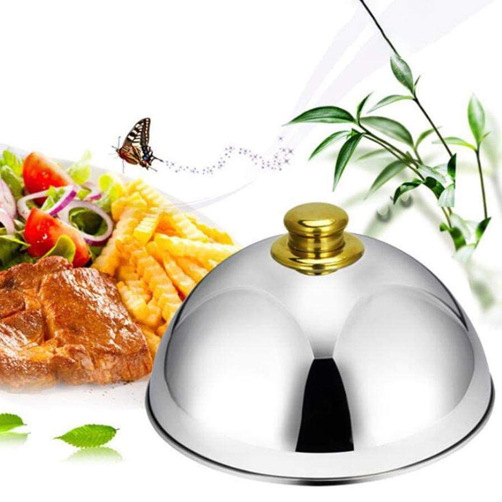 Edelstahl-speisenglocke, Servierdeckel, Teller, Schüssel Für Zuhause, Küche, Restaurant, Café